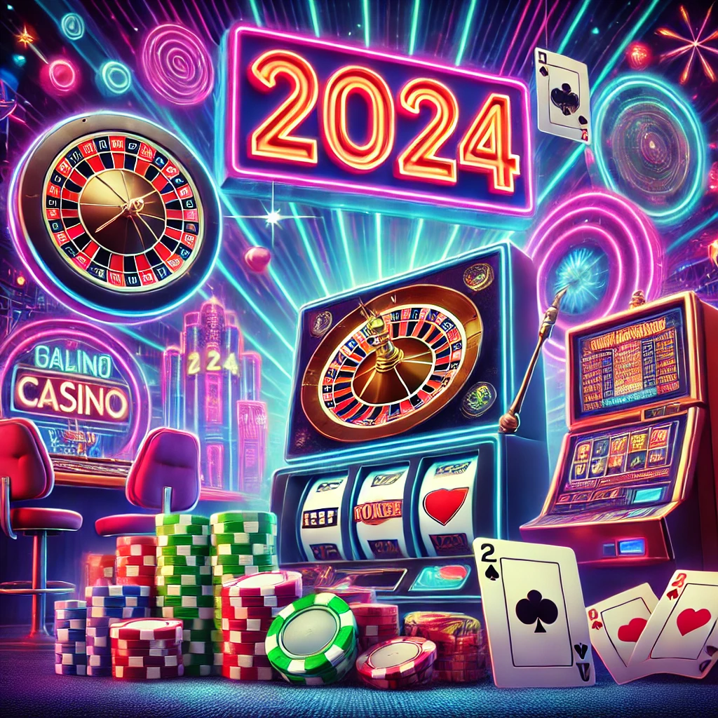 2024'ün en popüler casino oyunları: slotlar, rulet, poker ve blackjack